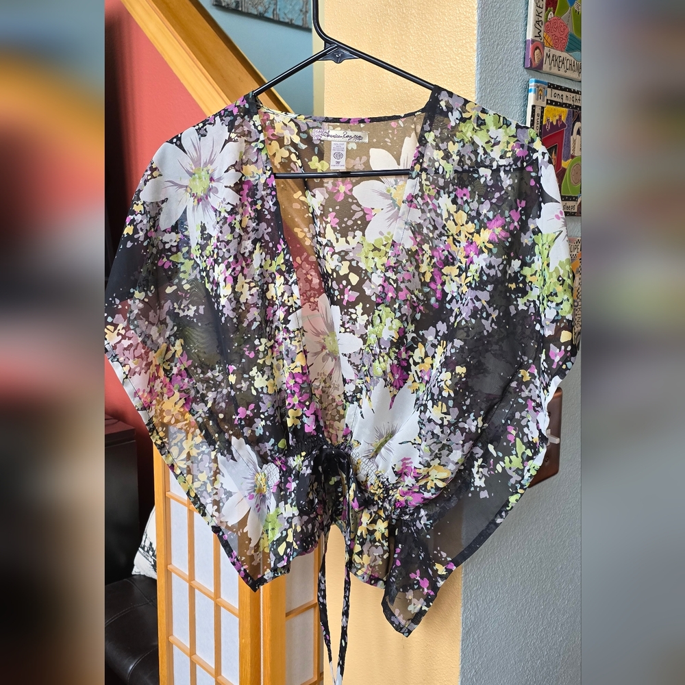 NWT Dual Nature tee-shirt w/ cut-out dress in eggplant size medium - Picture 5 of 9